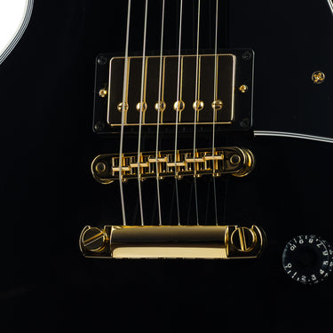 Gibson Custom Shop Les Paul Custom Ebony - Binding Detail at Interstellar Guitars