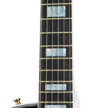 Gibson Custom Shop Les Paul Custom Ebony - Nut Detail at Interstellar Guitars