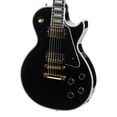 Gibson Custom Shop Les Paul Custom Ebony - Neck Joint at Interstellar Guitars