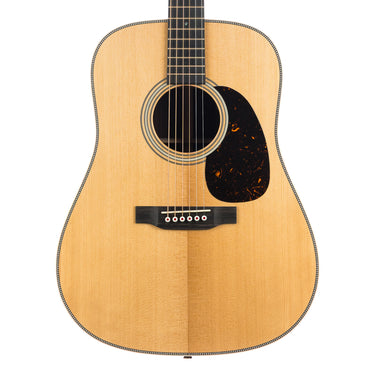 Martin D-28E Modern Deluxe Fishman - Natural - Front View at Interstellar Guitars