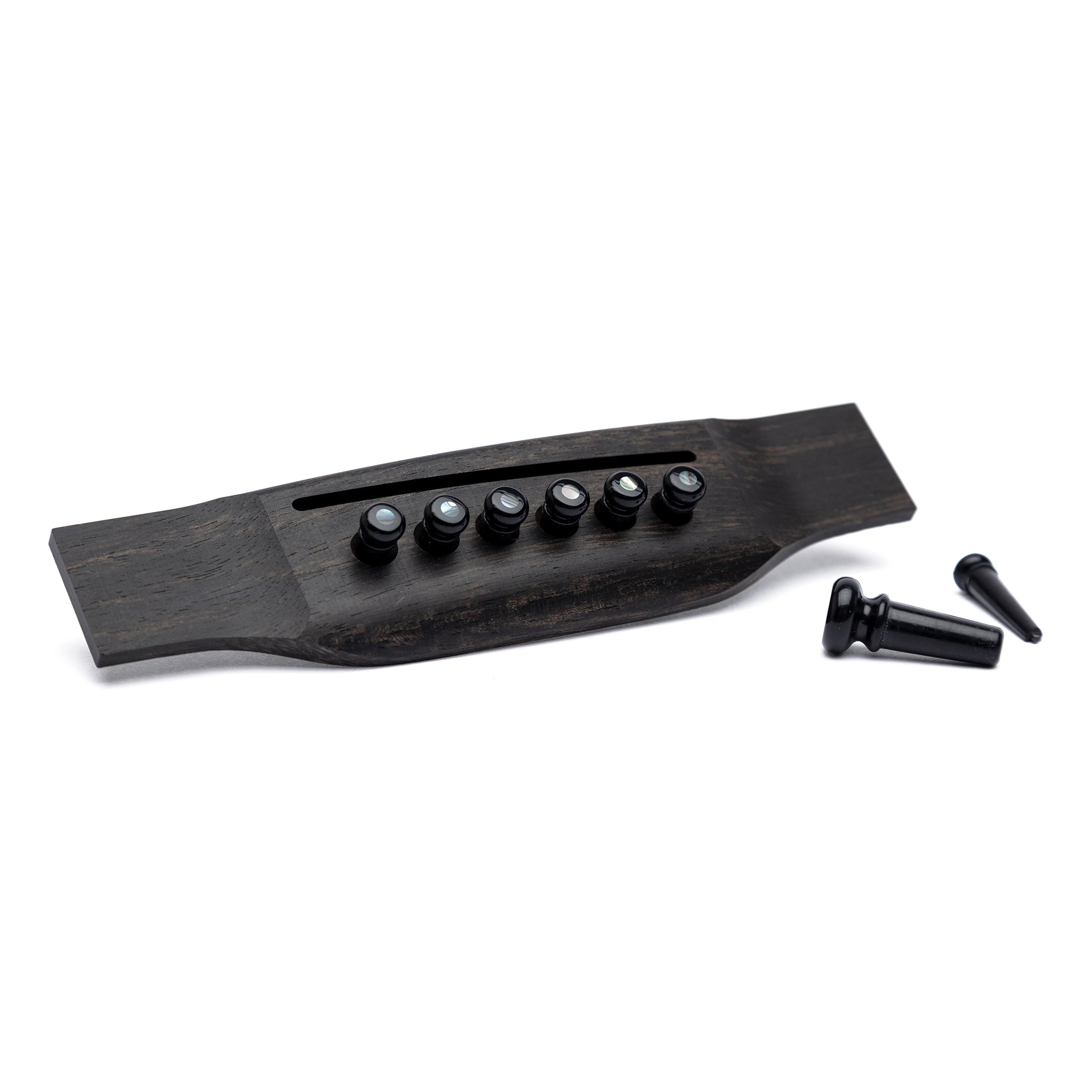 Martin Pearl Inlaid Bridge Pins & Endpins (Black) – Interstellar Guitars