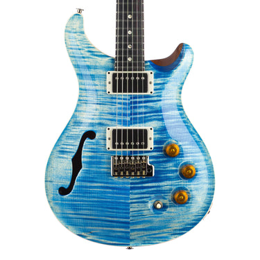 PRS DGT Semi-Hollow Moons - Faded Blue Jean at Interstellar Guitars