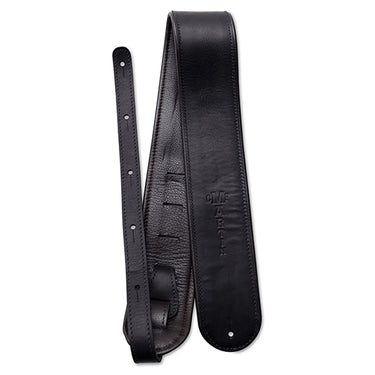 Martin Rolled Ball Glove Leather Strap - Black guitar accessory photographed at Interstellar Guitars in San Antonio, TX