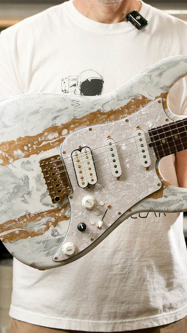 James Tyler Authorized Dealer - Interstellar Guitars - Dan Huff Signature model now in stock at our San Antonio, Texas Guitar Shop